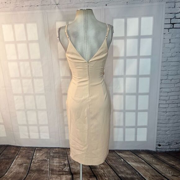 C/MEO collective Enlighten Blush Sleeveless Tie-Front Midi Dress size XS - Picture 10 of 14